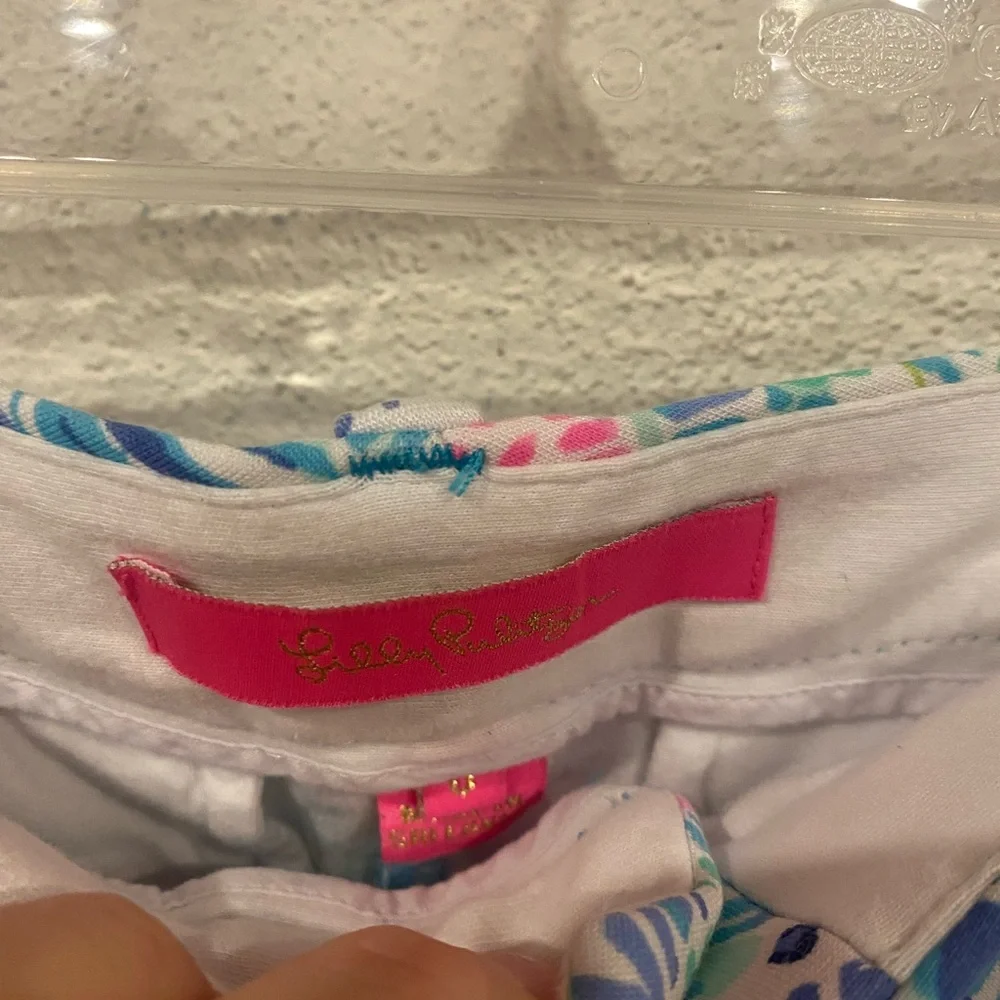 Lilly Pulitzer Knit Callahan Shorts Women's Size 0 Sink or Swim Preppy